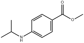 4-(异丙基氨基)苯甲酸甲酯 结构式