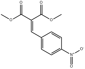 4-硝基苄烯丙二酸二甲酯 结构式