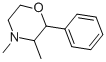 CIS-3,4-DIMETHYL-2-PHENYLMORPHOLINE 结构式