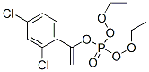 2,4-dichloro-1-(1-diethoxyphosphoryloxyethenyl)benzene 结构式