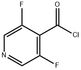 4-Pyridinecarbonyl chloride, 3,5-difluoro- (9CI) 结构式