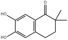 1(2H)-Naphthalenone, 3,4-dihydro-6,7-dihydroxy-2,2-dimethyl- (9CI) 结构式