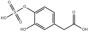 2-(3-hydroxy-4-sulfooxy-phenyl)acetic acid 结构式