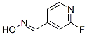 4-Pyridinecarboxaldehyde,2-fluoro-,oxime(9CI) 结构式