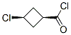 Cyclobutanecarbonyl chloride, 3-chloro-, cis- (9CI) 结构式