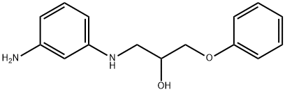 1-[(3-aminophenyl)amino]-3-phenoxypropan-2-ol  结构式