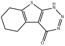 5,6,7,8-四氢[1]苯并噻吩并[2,3-D]-1,2,3-三嗪-4(1H)-酮 结构式