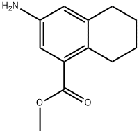 1-Naphthalenecarboxylicacid,3-amino-5,6,7,8-tetrahydro-,methylester(9CI) 结构式