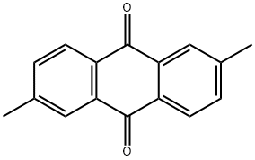 9,10-蒽二酮, 2,6-二甲基- 结构式