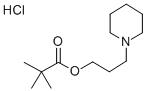 Propanoic acid, 2,2-dimethyl-, 3-(1-piperidinyl)propyl ester, hydrochl oride (9CI) 结构式