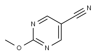 2-甲氧基嘧啶-5-甲腈 结构式