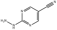 2-肼基嘧啶-5-甲腈 结构式