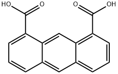 anthracene-1,8-dicarboxylic acid 结构式