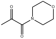 1-吗啉-1,2-丙二酮 结构式