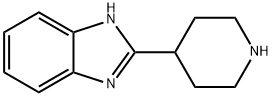 2-(4-哌啶)-1H-苯并咪唑 结构式