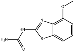 Urea, (4-methoxy-2-benzothiazolyl)- (9CI) 结构式