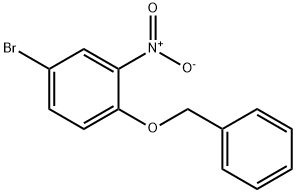 1-苄氧基-4-溴-2-硝基苯 结构式