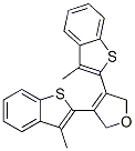 3,4-BIS-(3-METHYL-BENZO[B]THIOPHEN-2-YL)-2,5-DIHYDRO-FURAN 结构式