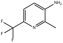 2-甲基-6-三氟甲基-3-氨基吡啶 结构式