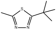 1,3,4-Thiadiazole,  2-(1,1-dimethylethyl)-5-methyl- 结构式