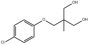 2-[(p-Chlorophenoxy)methyl]-2-methyl-1,3-propanediol 结构式