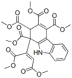 2,9-Dihydro-1-[3-methoxy-1-(methoxycarbonyl)-3-oxo-1-propenyl]-1H-carbazole-1,2,3,4-tetracarboxylic acid tetramethyl ester 结构式