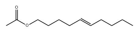 (E)-5-癸烯-1-醇乙酸酯 结构式