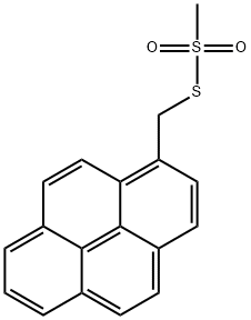 1-Pyrenylmethyl Methanethiosulfonate 结构式