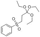 3-苯基磺酰原丙酸三乙酯 结构式