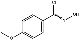 ALPHA-氯-4-甲氧基苯甲醛肟 结构式