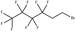 1H,1H,2H,2H-全氟己基溴 结构式