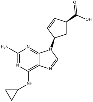 阿巴卡韦羧酸盐 结构式