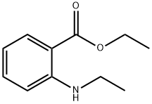 ethyl 2-(ethylamino)benzoate 结构式