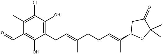 壳二孢呋喃素 结构式