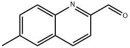 6-甲基喹啉-2-甲醛 结构式