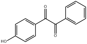 1-(4-Hydroxyphenyl)-2-phenylethan-1,2-dion 结构式