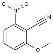 2-甲氧基-6-硝基苄腈 结构式