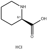 D-(+)-2-哌啶酸盐酸盐 结构式