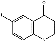 2,3-DIHYDRO-6-IODOQUINOLIN-4(1H)-ONE 结构式