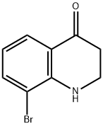 8-溴-2,3-二氢-1H-喹啉-4-酮 结构式