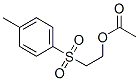 Acetic acid 2-(p-tolylsulfonyl)ethyl ester 结构式