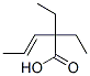 2,2-Diethyl-3-pentenoic acid 结构式