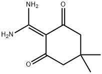 2-(二氨基亚甲基)-5,5-二甲基-环己烷-1,3-二酮 结构式