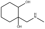 1,2-Cyclohexanediol, 1-[(methylamino)methyl]- (9CI) 结构式