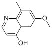 6-甲氧基-8-甲基喹啉-4-醇 结构式