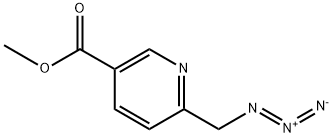 6-(迭氮基甲基)烟酸甲酯 结构式