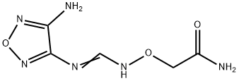 Acetamide, 2-[[[(4-amino-1,2,5-oxadiazol-3-yl)iminomethyl]amino]oxy]- (9CI) 结构式