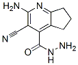 5H-Cyclopenta[b]pyridine-4-carboxylicacid,2-amino-3-cyano-6,7-dihydro-,hydrazide(9CI) 结构式