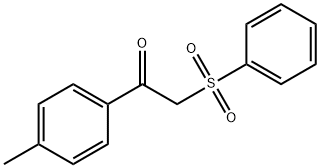 苯基[2-氧代-2-(4-甲基苯基)乙基]砜 结构式