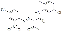 Butanamide, N-(5-chloro-2-methylphenyl)-2-(4-chloro-2-nitrophenyl)azo-3-oxo- 结构式